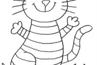 süße katze ausmalbild süße katze ausmalbild