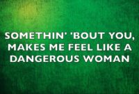 letra de dangerous woman letra de dangerous woman