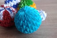 origami balle