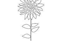 ausmalbild sonnenblume einfach ausmalbild sonnenblume einfach