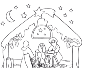 weihnachtskrippe ausmalbilder weihnachtskrippe ausmalbilder