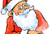 weihnachtsmänner gezeichnet