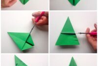 origami tannenbäume origami tannenbäume