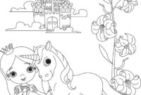 einhorn mit prinzessin ausmalbild einhorn mit prinzessin ausmalbild