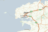 map of brest france map of brest france