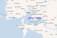 brest sur carte de france brest sur carte de france