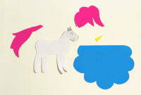 einhorn bastelvorlage einhorn bastelvorlage