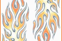 flammen zum ausdrucken