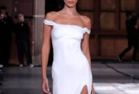 bella hadid dress sprayed on