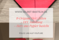 herz falten origami herz falten origami