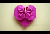 herz origami falten herz origami falten