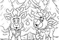 ausmalbild weihnachten rentier ausmalbild weihnachten rentier