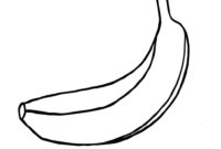 bananen zum ausmalen bananen zum ausmalen
