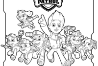 ausmalbilder von paw patrol