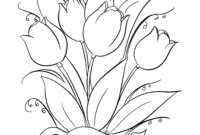 malvorlagen tulpe malvorlagen tulpe