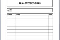 vorlagen inhaltsverzeichnis vorlagen inhaltsverzeichnis