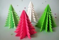 origami tannenbäume