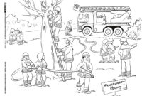 ausmalbild feuerwehr ausmalbild feuerwehr
