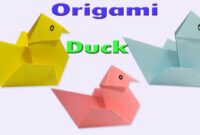 origami ente origami ente