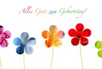 geburtstag blumen bild