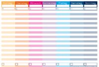 wochenplaner kinder zum ausdrucken wochenplaner kinder zum ausdrucken