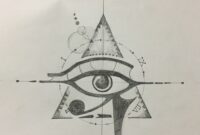 ägyptische pyramiden zeichnen