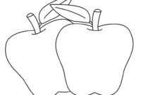 apfel ausmalbilder kostenlos