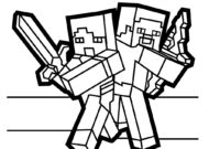 minecraft ausmalbilder zum drucken