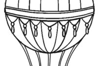 heissluftballon zum ausmalen heissluftballon zum ausmalen