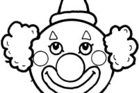 clowns gesicht vorlage clowns gesicht vorlage