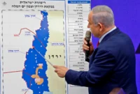 netanyahu map of israel netanyahu map of israel
