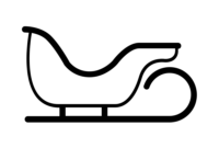vorlage schlitten malen