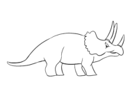dinosaurier malen vorlage