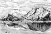 landschaft zeichnung landschaft zeichnung