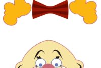 clown fensterbild vorlage zum ausdrucken