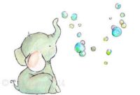 bild elefant bunt