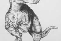 t-rex malen