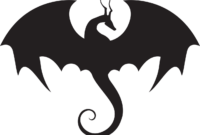 silhouette drache silhouette drache