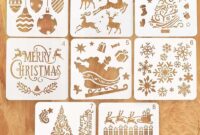 weihnachts schablonen