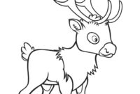 ausmalbild rentiere