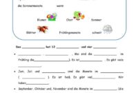 jahreszeiten monate grundschule jahreszeiten monate grundschule