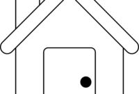 ausmalbilder haus