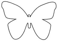 schablone schmetterling bastelvorlage