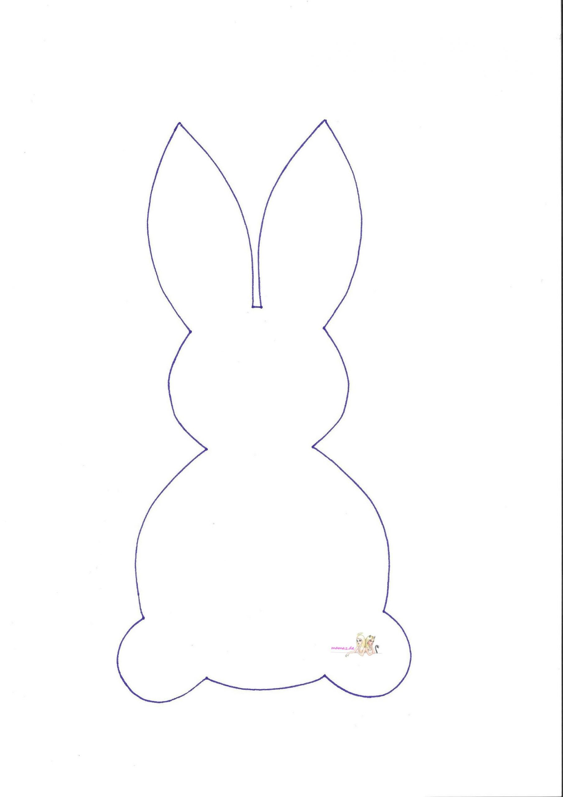 Osterhasen Vorlagen Zum Ausschneiden - kinderbilder.download