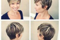 pixie cut with blonde highlights pixie cut with blonde highlights