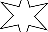 schablone stern zum ausdrucken