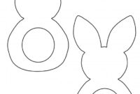 schablone hase basteln