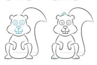 eichhörnchen einfach malen eichhörnchen einfach malen