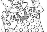 clown bild ausmalen