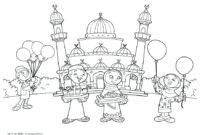 eid mubarak ausmalbilder